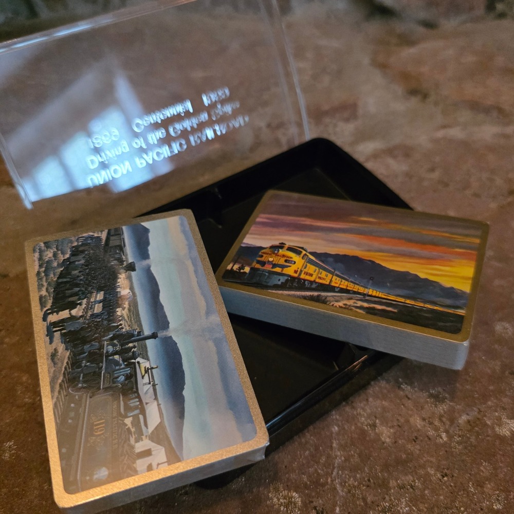 Union Pacific Railroad Golden Spike Centennial 1869-1969 Playing Cards Decks New